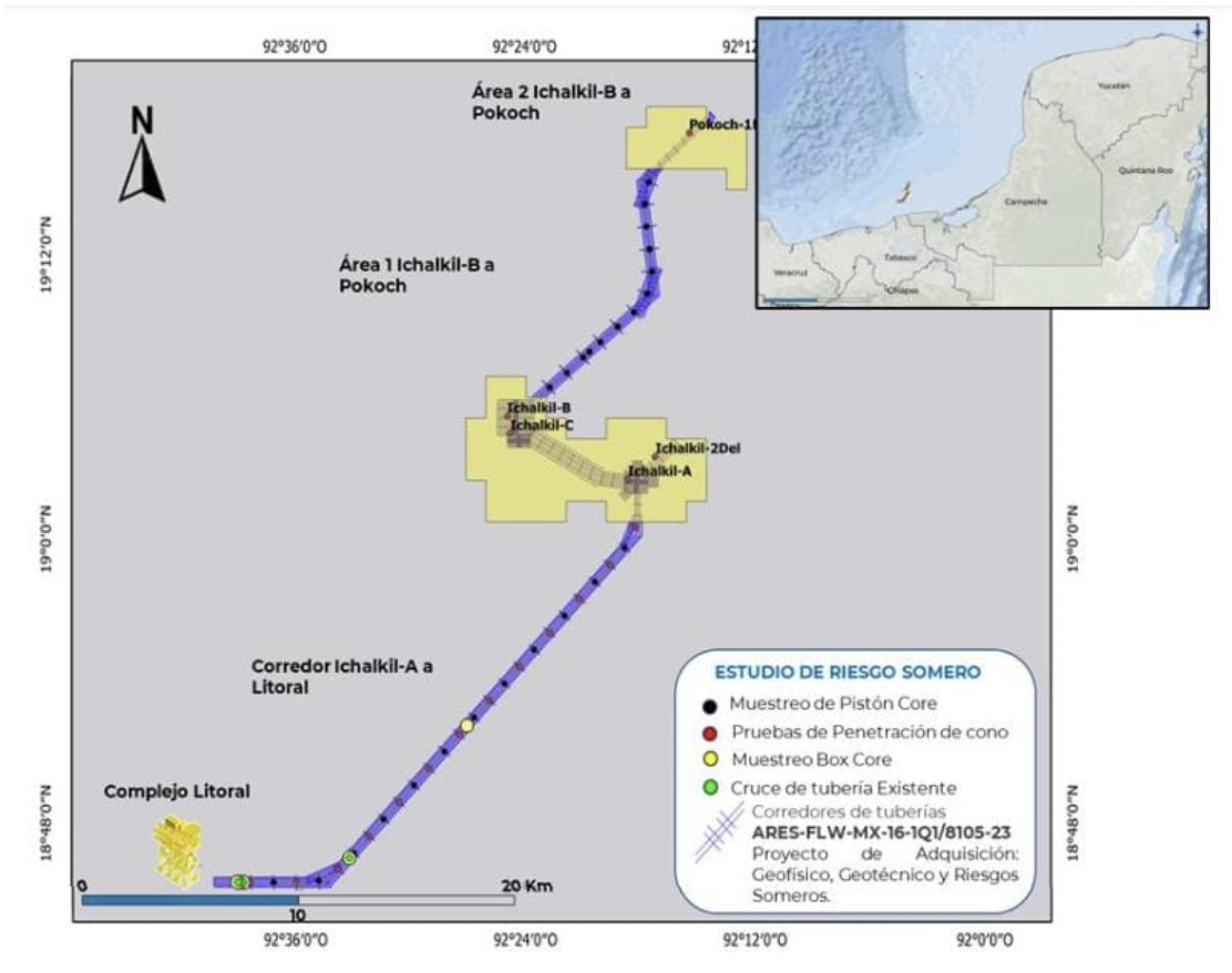 CNH aprueba plan de exploración superficial ARES de Fieldwood Energy en Campeche